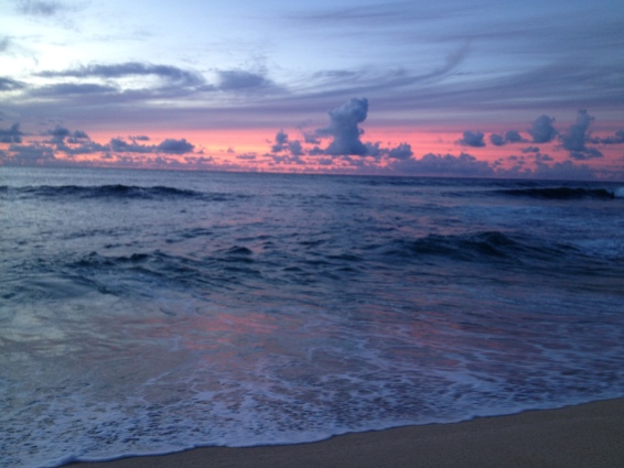 A Hawaiian sunset